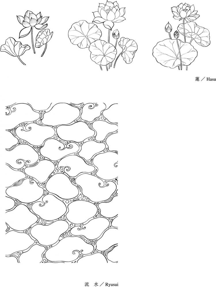 free vector Line drawing of flowers -21