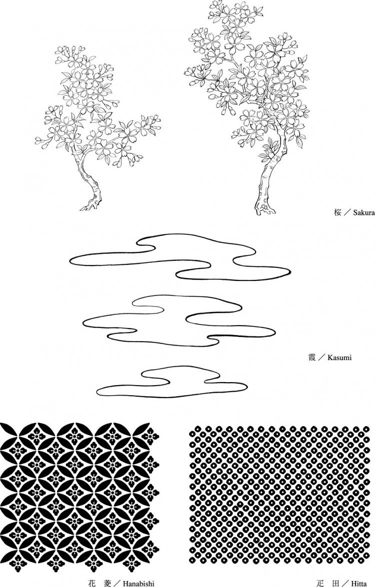 free vector Line drawing of flowers -25