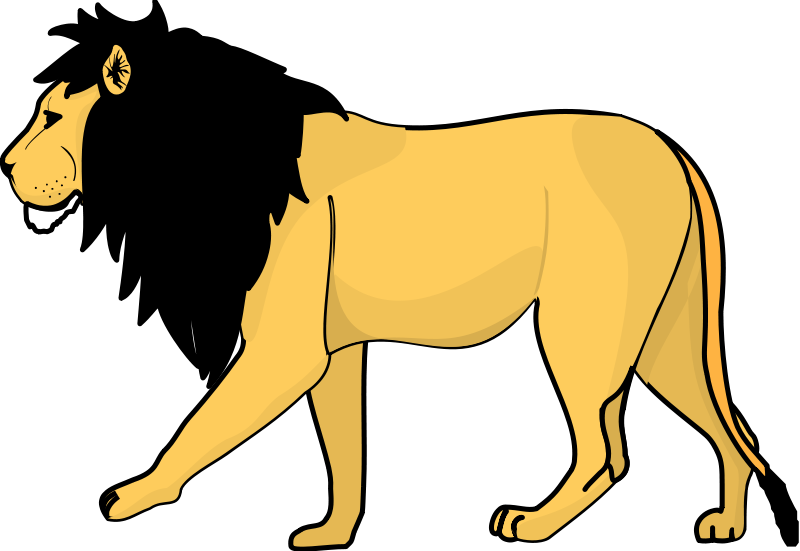 Lion (99079) Free SVG Download / 4 Vector