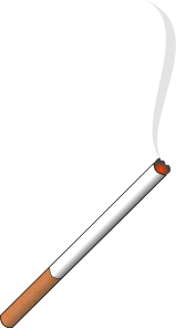 free vector Lit Cigarette clip art