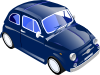 free vector Little Small Car Saves Gas clip art
