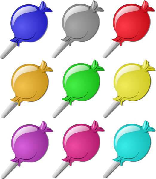 free vector Lollipops clip art
