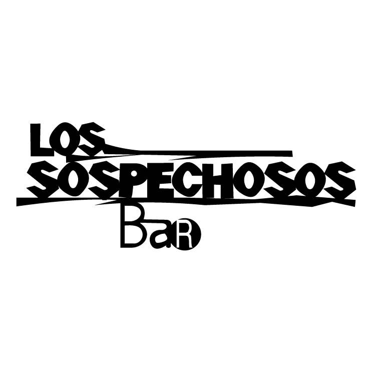 free vector Los sospechosos bar