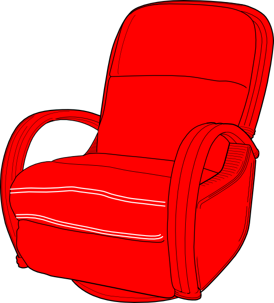 free vector Lounge Chair Red clip art