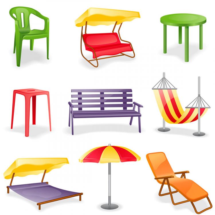 free vector Lounge chair vector