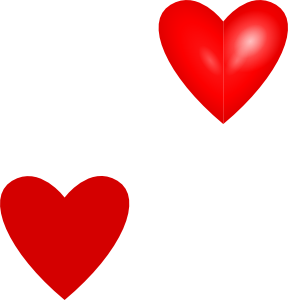 free vector Love Hearts clip art