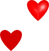 free vector Love Hearts clip art