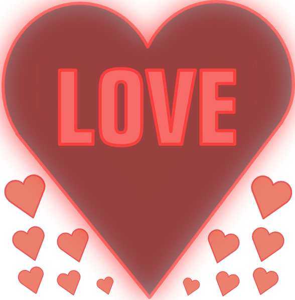 Download Love In A Heart clip art (103723) Free SVG Download / 4 Vector