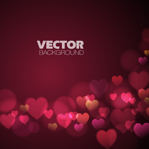 free vector Love vector background dream