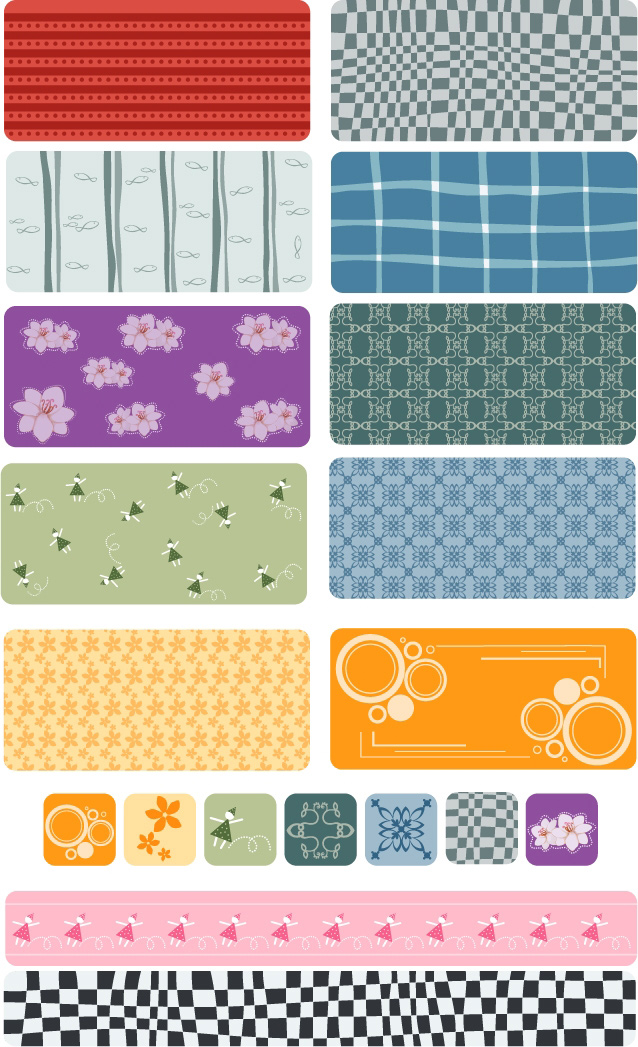 free vector Lovely abstract vector background shading case