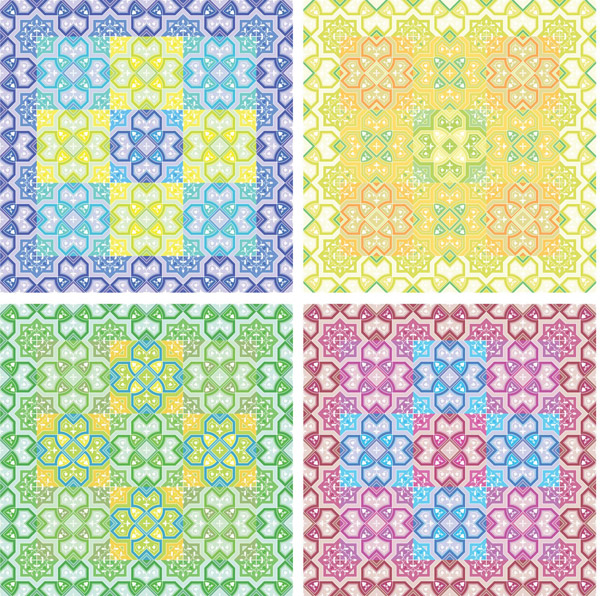 free vector Lovely background pattern vector