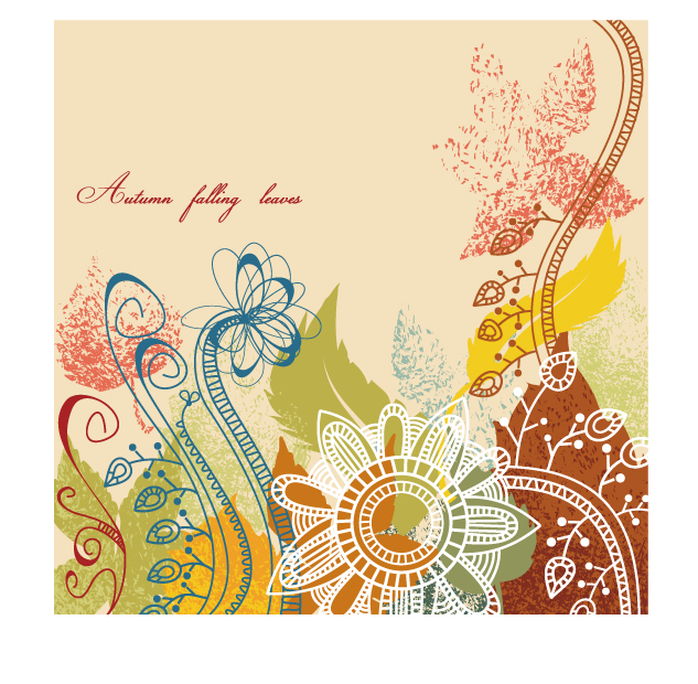 Lovely background flowers and plants (20764) Free EPS Download / 4 Vector