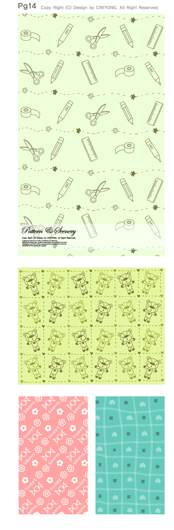 free vector Lovely background vector series 1