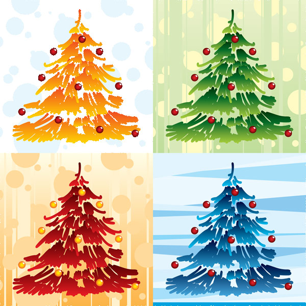 free vector Lovely christmas element icons vector