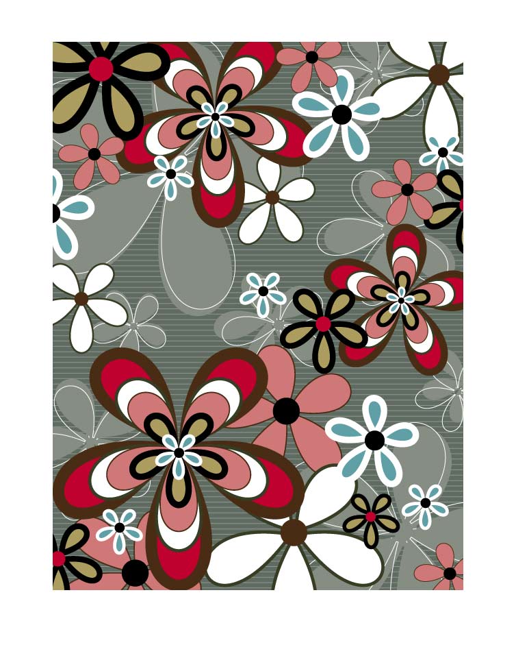 free vector Lovely flowers vector background