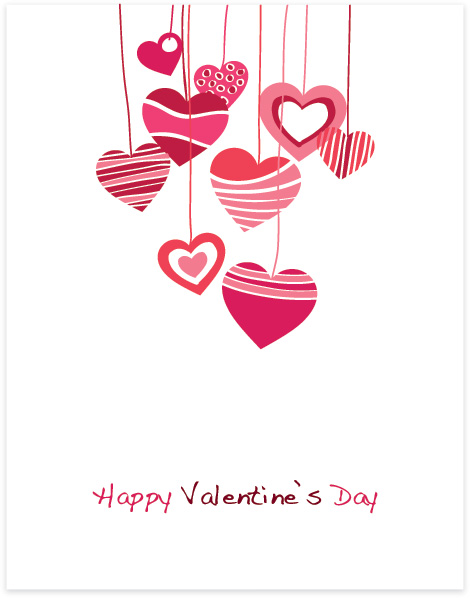 Download Lovely romantic valentine day greeting card (25673) Free ...