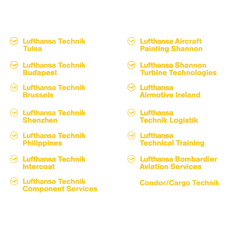 free vector Lufthansa technik 0