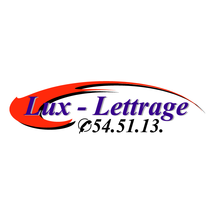 free vector Lux lettrage