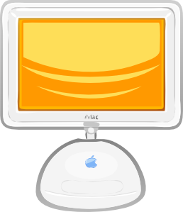 free vector Macintosh Flat Panel clip art