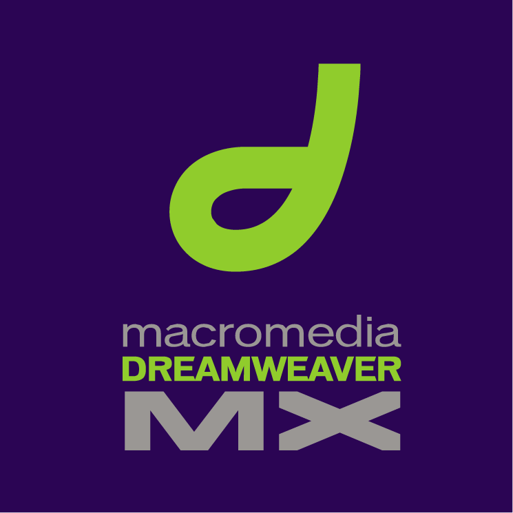 free vector Macromedia dreamweaver mx