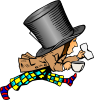 free vector Mad Hatter clip art