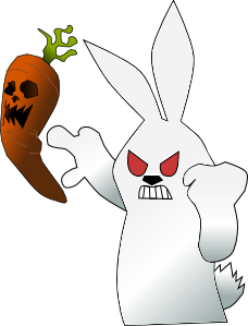 free vector Mad Rabbit clip art