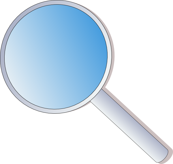free clipart images magnifying glass - photo #38