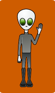 free vector Mairin Alien Dude clip art