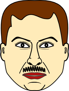 free vector Man Face clip art