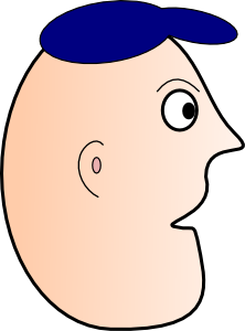 free vector Man Head clip art