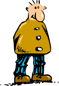 free vector Man Standing Cartoon clip art