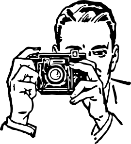 free vector Man With A Camera clip art