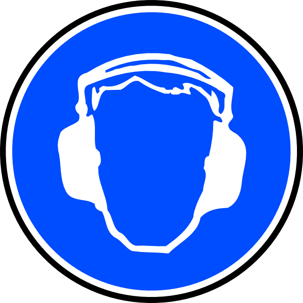 free vector Mandatory Ear Protection clip art