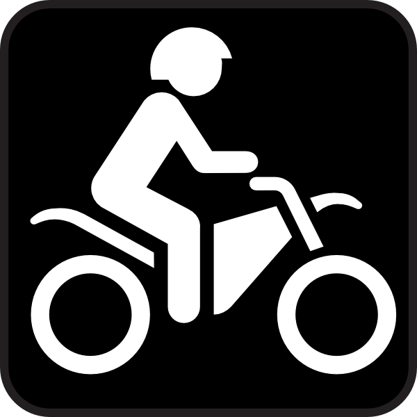free vector Map Symbol Motorbike clip art