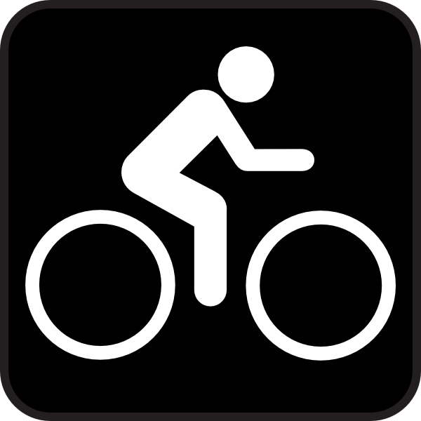 free vector Map Symbols Bike clip art