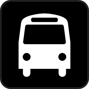 free vector Map Symbols Bus clip art