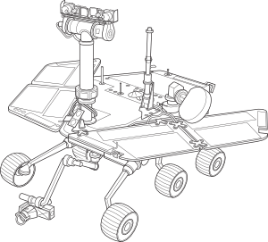 free vector Mars Exploration Rover clip art