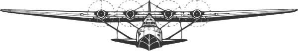 free vector Martin Flying Boat clip art