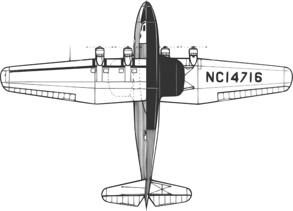 free vector Martin M Flying Boat clip art