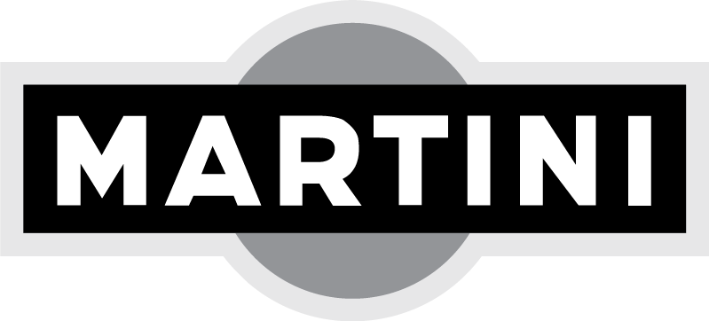free vector Martini logo bw