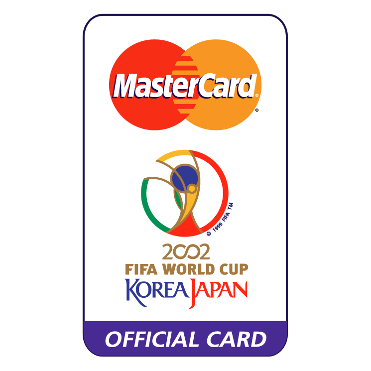 free vector Mastercard 2002 world cup sponsor
