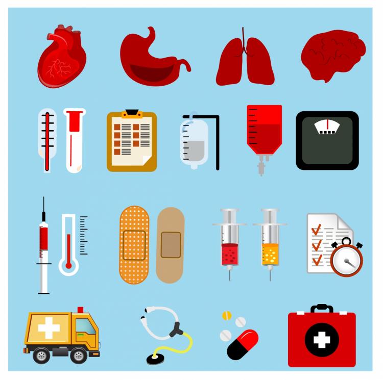 free vector Medical icons set