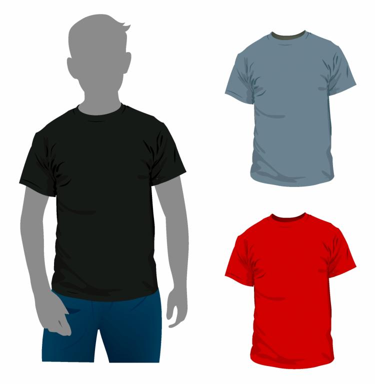 Download Men t-shirt Free Vector / 4Vector