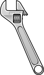 free vector Method Adjustable Wrench Icon Style clip art