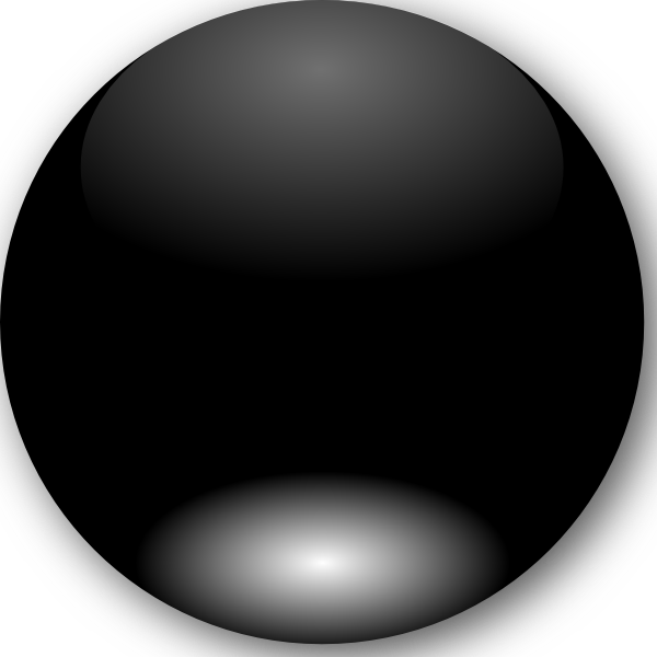 free vector Mi Brami Round Black Crystal Button clip art