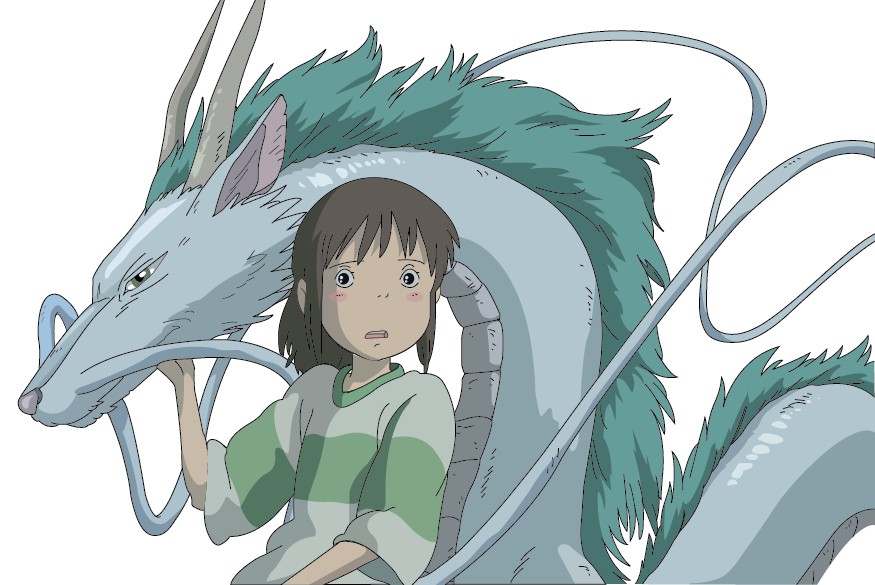 free vector Mice painted with the white dragon vector chihiro