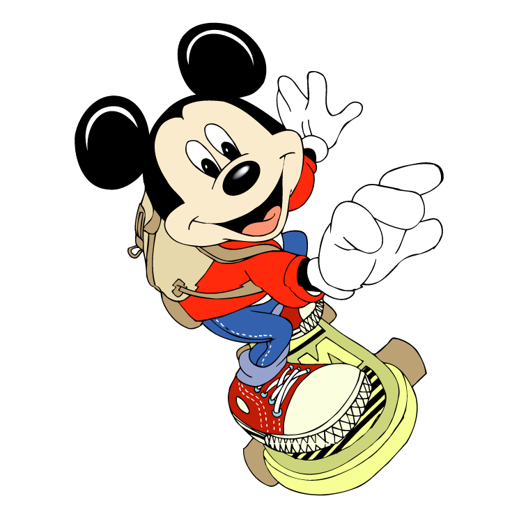 Mickey Mouse Vector Logo - Download Free SVG Icon