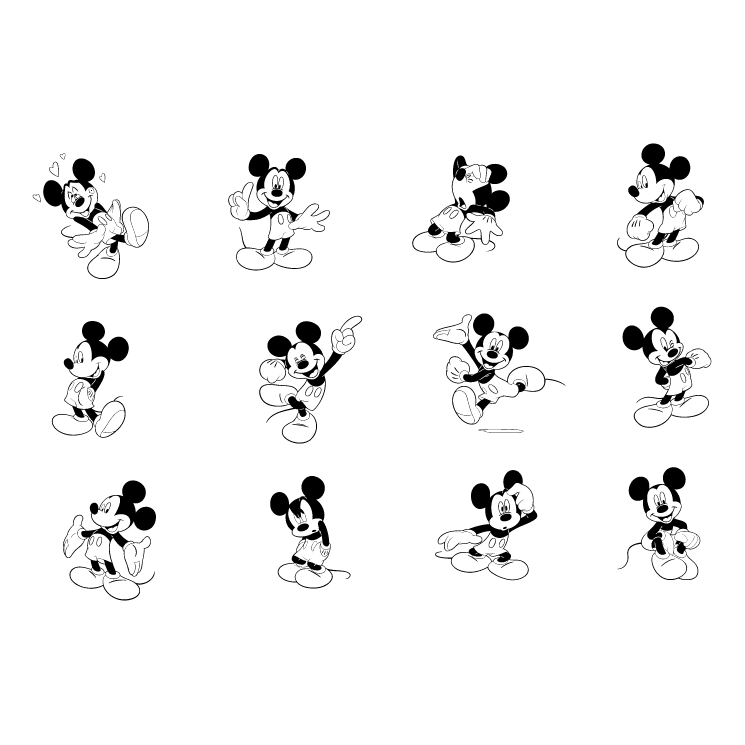 free vector Mickey mouse 5