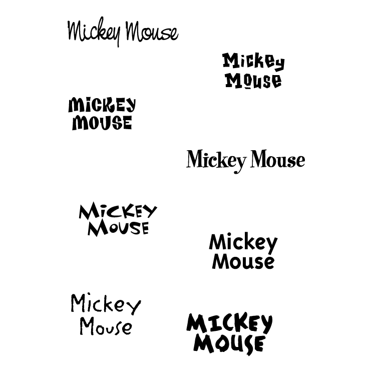 free vector Mickey mouse 6
