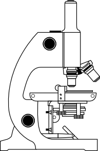 free vector Microscope With Labels clip art